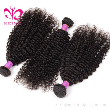 Kinky curly hair virgin Peruvian  hair Bundles 100% virgin hair bundles for black women